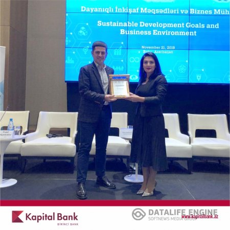 Kapital Bank KSM fəaliyyətinə görə təşəkkürnamə ilə təltif edilib