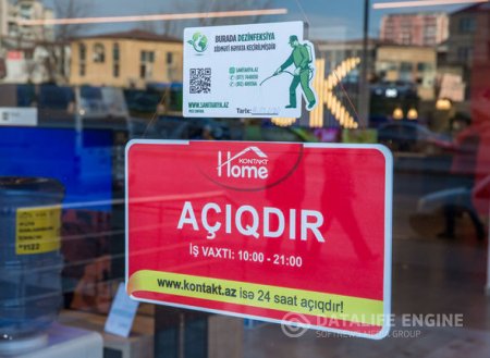 “Kontakt Home” koronavirus əleyhinə bütün təhlükəsizlik tədbirlərini görüb - FOTO “Kontakt Home” koronavirus əleyhinə bütün təhlükəsizlik tədbirlərini görüb - FOTO