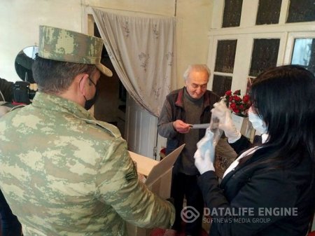 Şəhid ailələrinə ünvanlı yardım edilib - FOTO