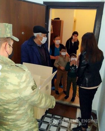 Şəhid ailələrinə ünvanlı yardım edilib - FOTO Şəhid ailələrinə ünvanlı yardım edilib - FOTO