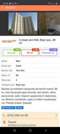 Əli Həsənovun verdiyi mənzillər satışa çıxarıldı - QİYMƏTLƏR Əli Həsənovun verdiyi mənzillər satışa çıxarıldı - QİYMƏTLƏR