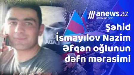 Daha bir Azərbaycan şəhidinin dəfn mərasimi - VİDEO
