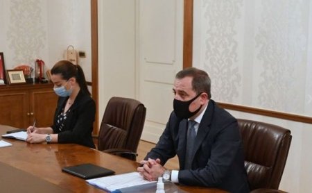 Ceyhun Bayramov Almaniya səfiri ilə görüşdü - FOTO Ceyhun Bayramov Almaniya səfiri ilə görüşdü - FOTO