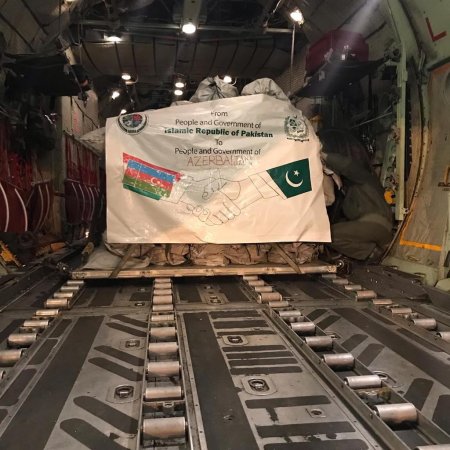 Pakistan Azərbaycana humanitar yardım göndərib Pakistan Azərbaycana humanitar yardım göndərib