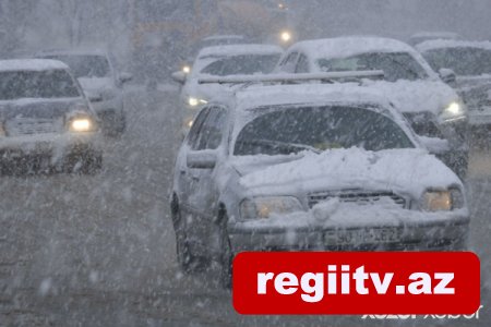 Ölkə ərazisində qarlı hava şəraiti davam edir FAKTİKİ HAVA