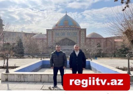 Deputatlarımız İrəvandakı Göy məscidi ziyarət etdi - FOTO