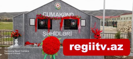 Şəki şəhərinin cumakənd kəndində şəhidlər abidəsi ucaldıldı Şəki şəhərinin cumakənd kəndində şəhidlər abidəsi ucaldıldı