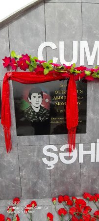 Şəki şəhərinin cumakənd kəndində şəhidlər abidəsi ucaldıldı Şəki şəhərinin cumakənd kəndində şəhidlər abidəsi ucaldıldı