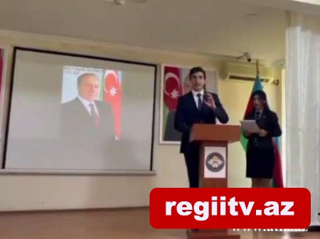 "Ulu Öndər Heydər Əliyev İrsin qorumaq lazımdır"-Şəhriyar Laçınov